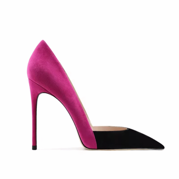 Suede Pointed Toe Stiletto
