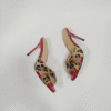 Leopard Open Toe Mules