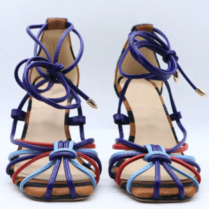 Lace Up Heel Sandal