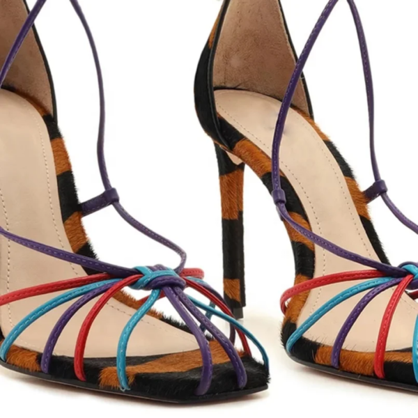 Lace Up Heel Sandal